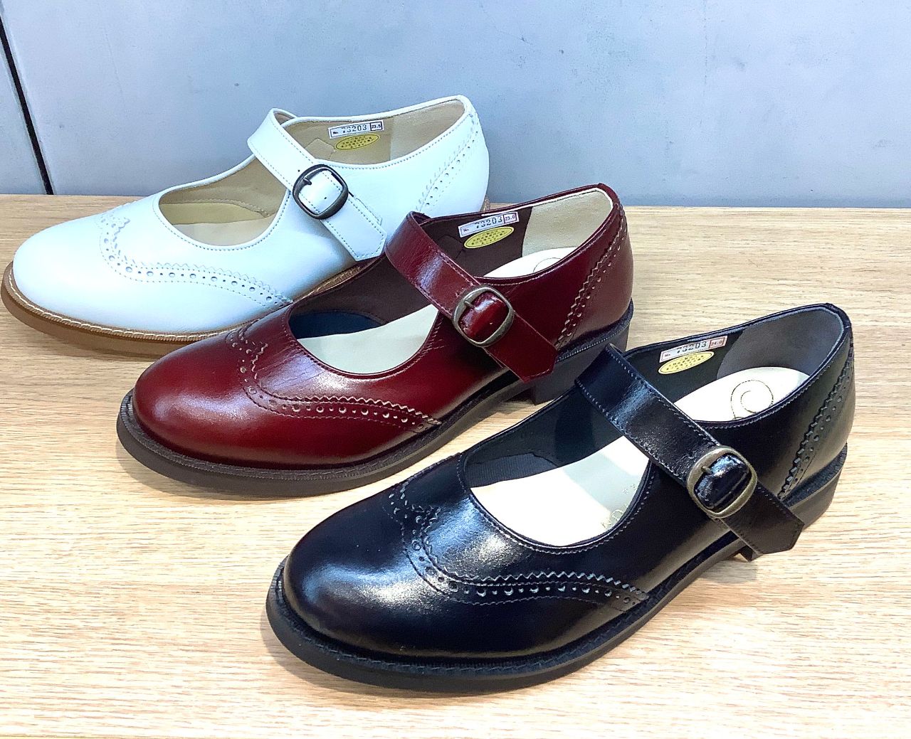 銀座ワシントン ウイングチップ スペクテイターシューズ 新品 新作☆ウイングチップストラップシューズ | GINZA WASHINGTON 西