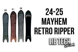 未使用 LIBTECH MAYHEM Lost Retro Ripper 156 スノーボード LIB TECH