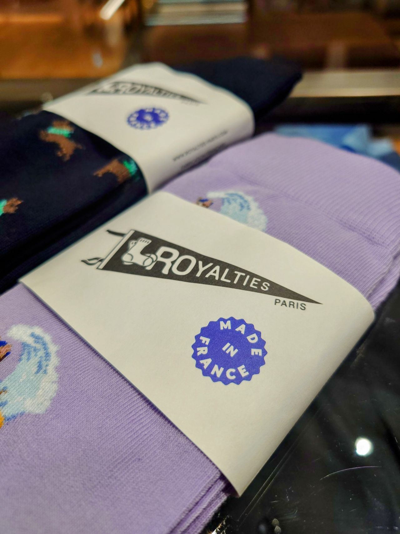 royalties 靴下 レディース ROYALTIES paris 【ロイヤリティズ】 ”HONEY” GLITTER STYLES