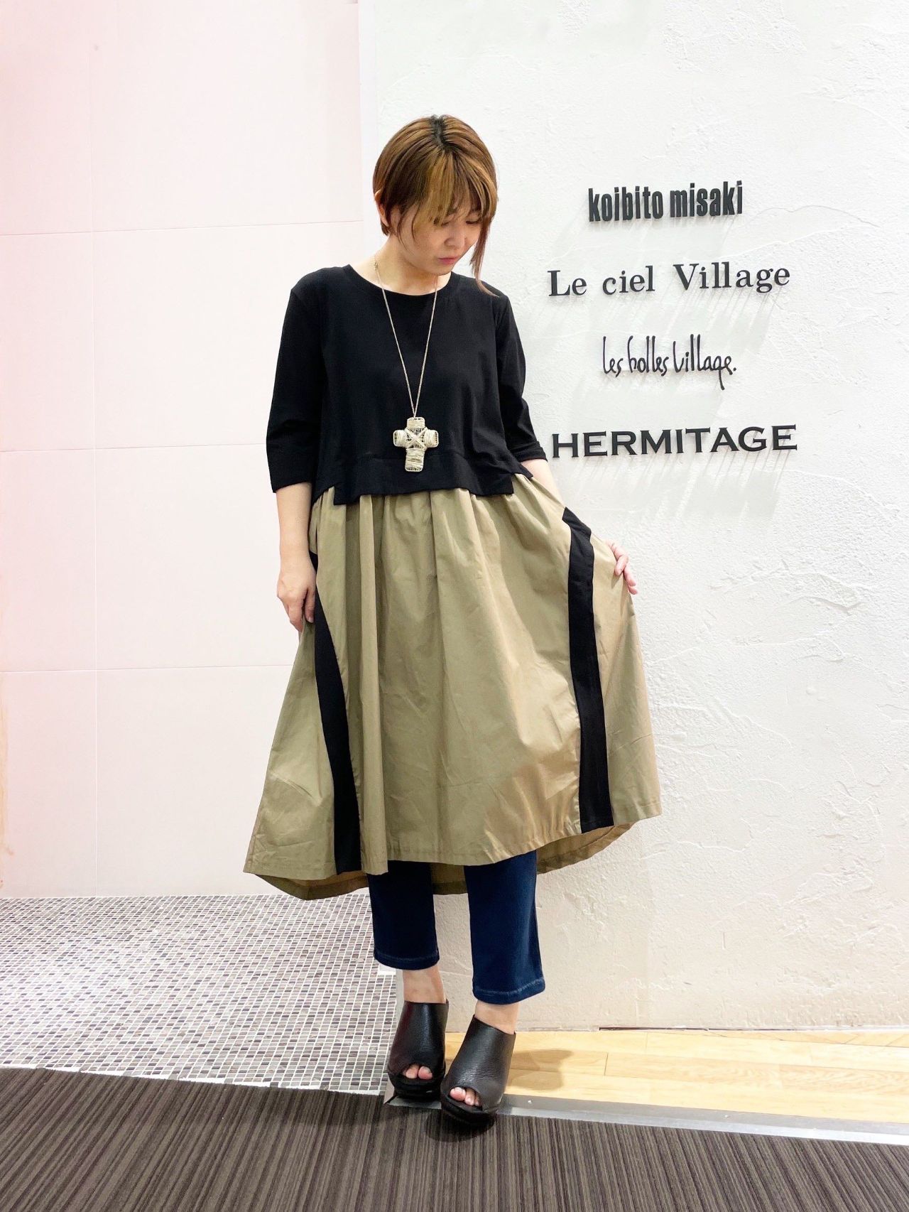 重ね着風オシャレが簡単にできる万能ワンピース Fashionvillage イオンモール浦和美園店公式ブログ