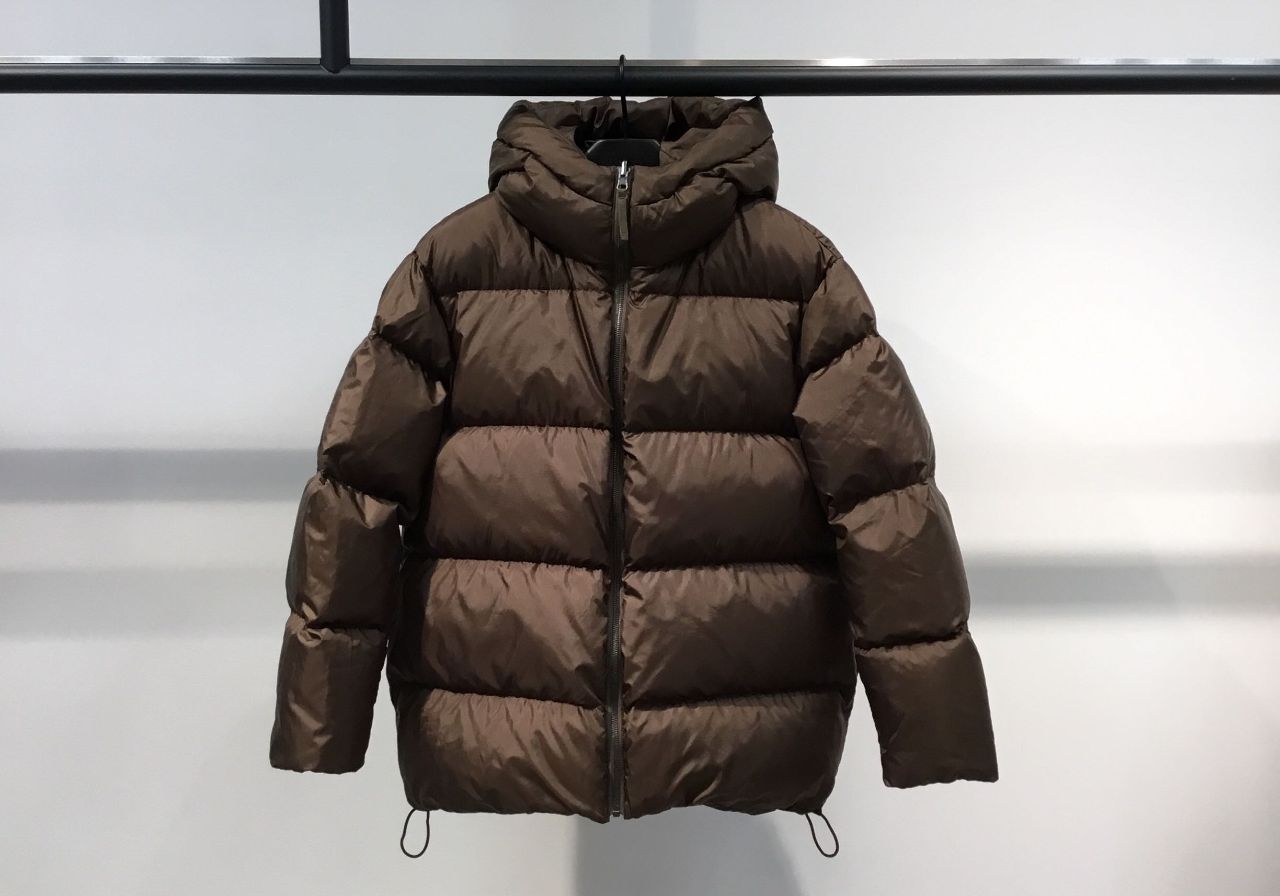セオリーダウン Theory セオリー ベルト付 ダウン コート MEMORY TWILL ELYONA
