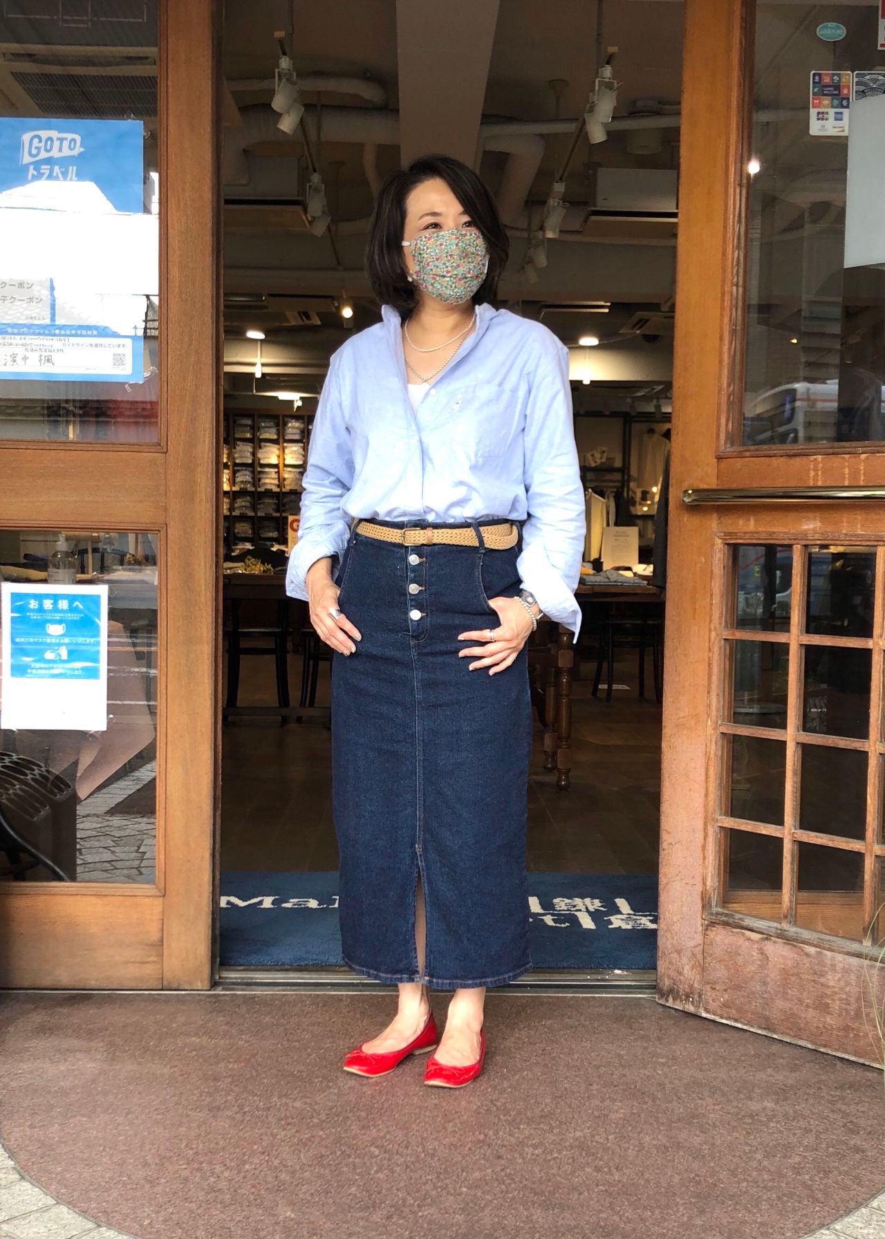 リバティマスクコーディネート 鎌倉本店 メーカーズシャツ鎌倉 公式ショップブログ Maker S Shirt Kamakura