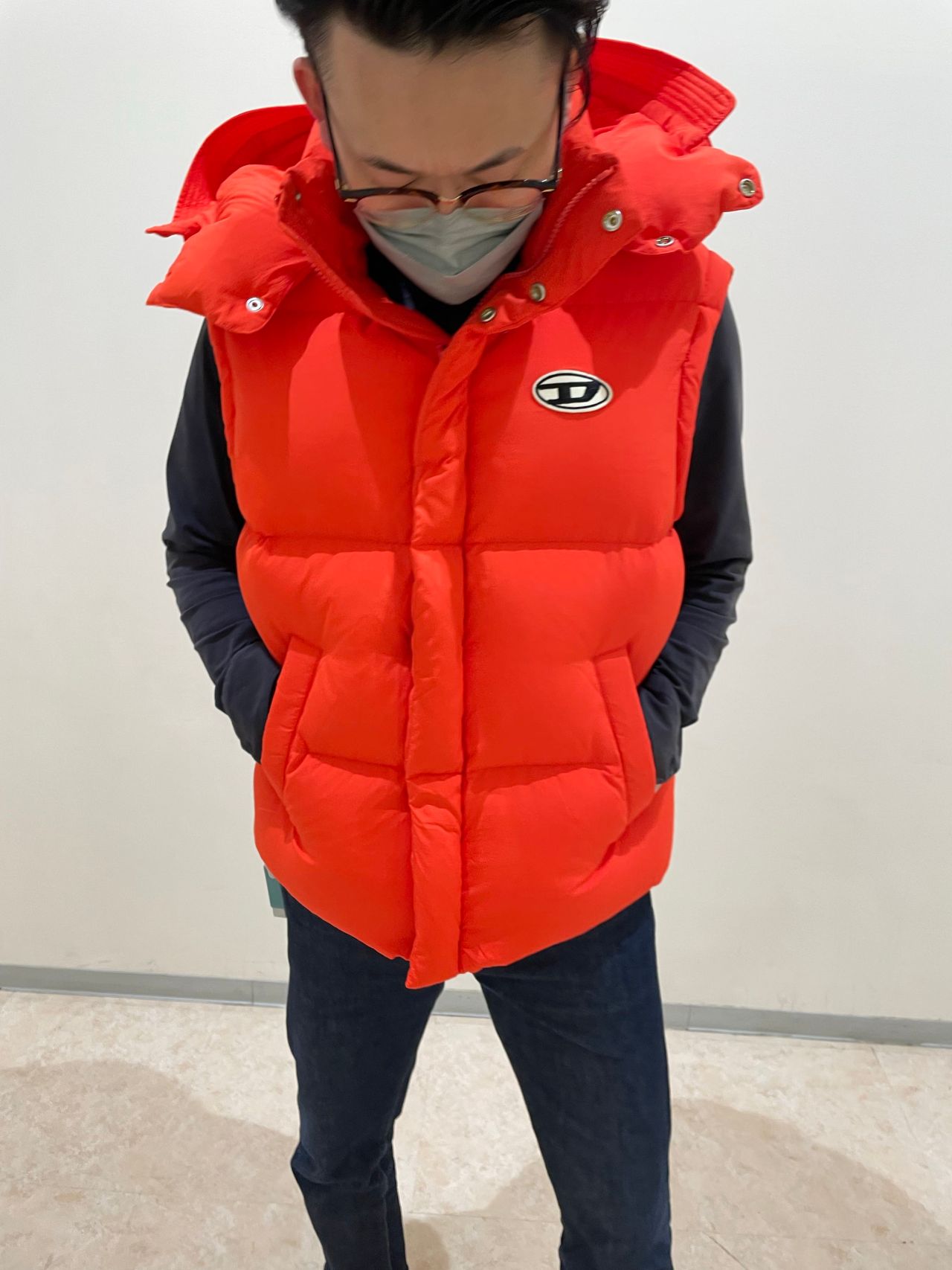 ムネ diesel ダウンベスト DIESEL】ダウンベスト♡ | マークイズ静岡店 | フィットハウス