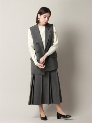 上品なプリーツロングスカート｜THE SUIT COMPANY THE SUIT