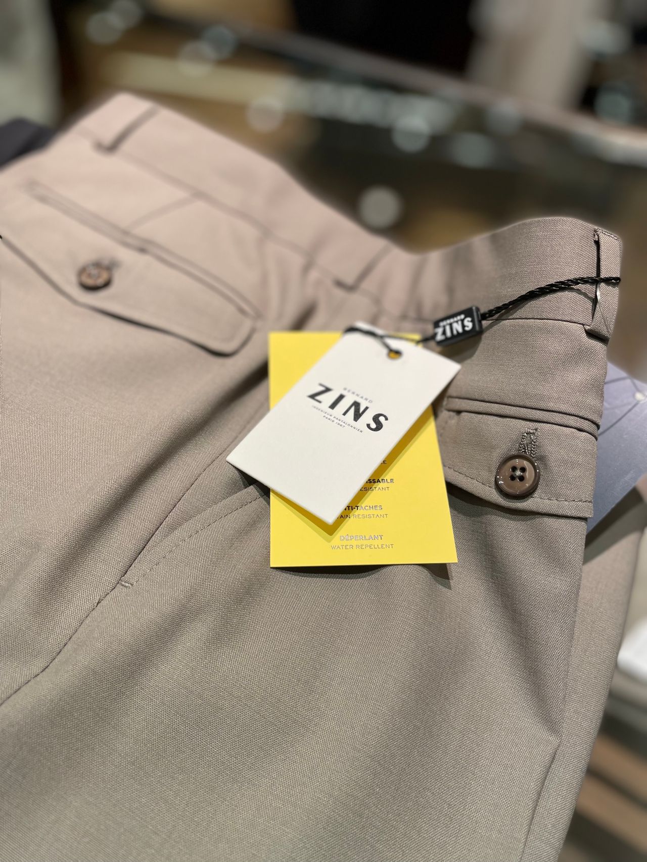 BERNARD ZINS グレンプレイド サイドアジャスターパンツ 38 BERNARD ZINS グレンプレイド サイドアジャスターパンツ 38 BERNARD