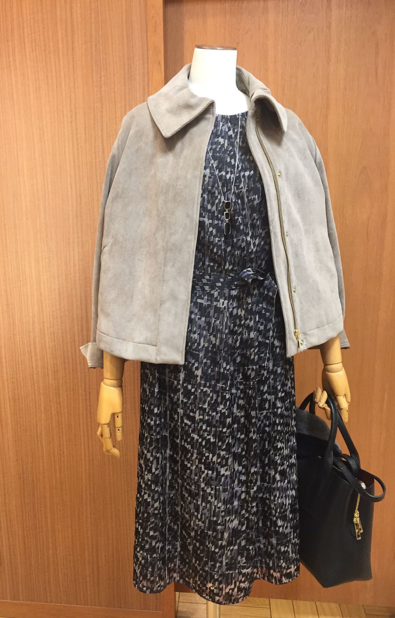 おとなブルゾン ジオメトリックワンピース 静岡伊勢丹店 Women ニューヨーカー公式ショップブログ