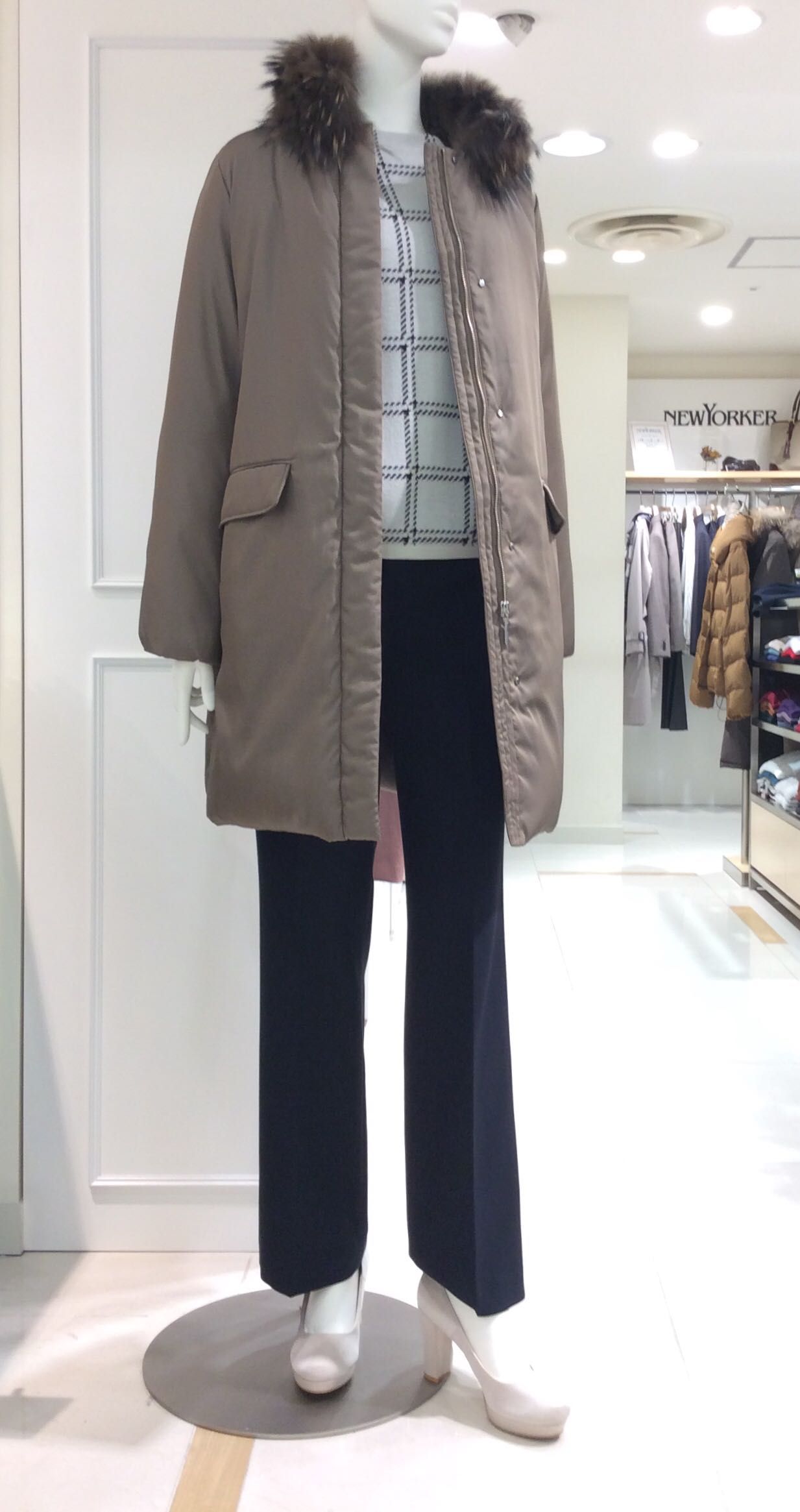 アレンジ色々 2wayドレスダウン 横浜高島屋エルサイズ店 Women ニューヨーカー公式ショップブログ