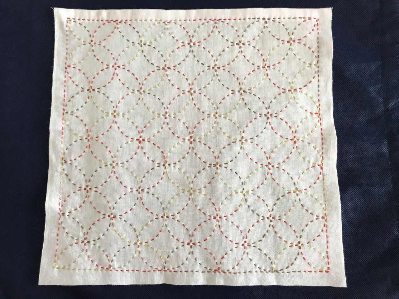 刺繍糸で刺す花ふきん ノースポート モール店 生地 手芸用品のオカダヤ Okadaya 公式ショップブログ