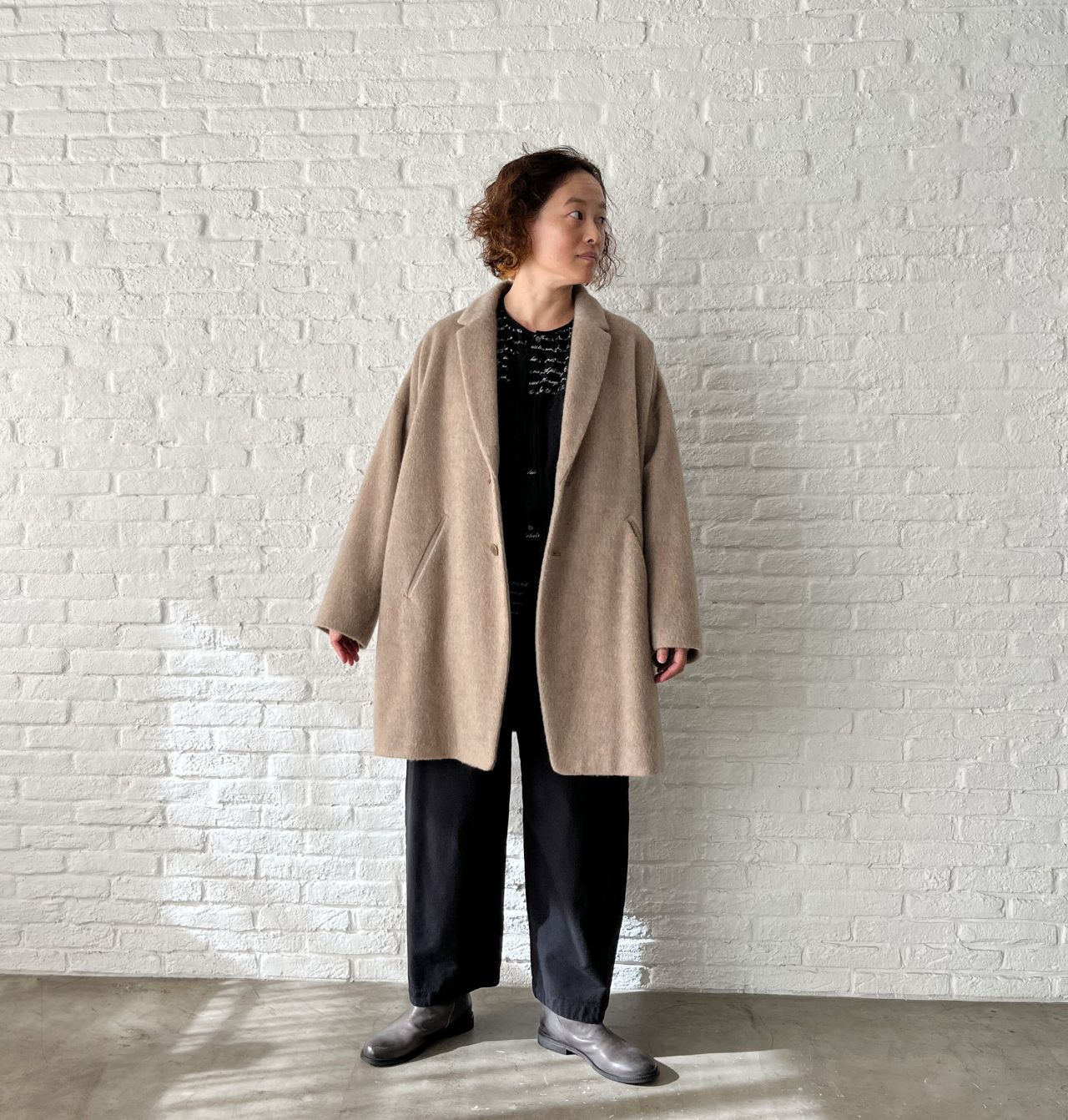 カシミヤシャギー ジャケット | pas de calais Online | pas de calais