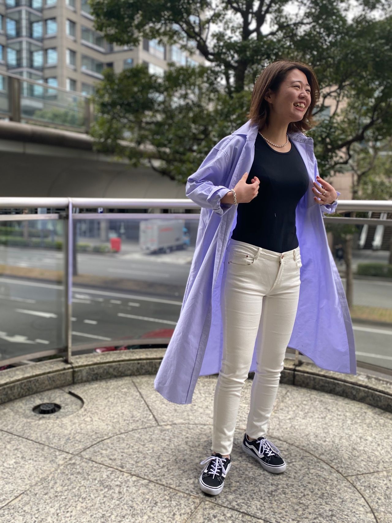 お出かけに シャツワンピース ランドマーク店 メーカーズシャツ鎌倉 公式ショップブログ Maker S Shirt Kamakura