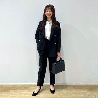 ☆韓国トレンド ダブル スーツ ジャケット 長袖 ベルト ジャケット レディース 長袖 アウター チェック テーラード