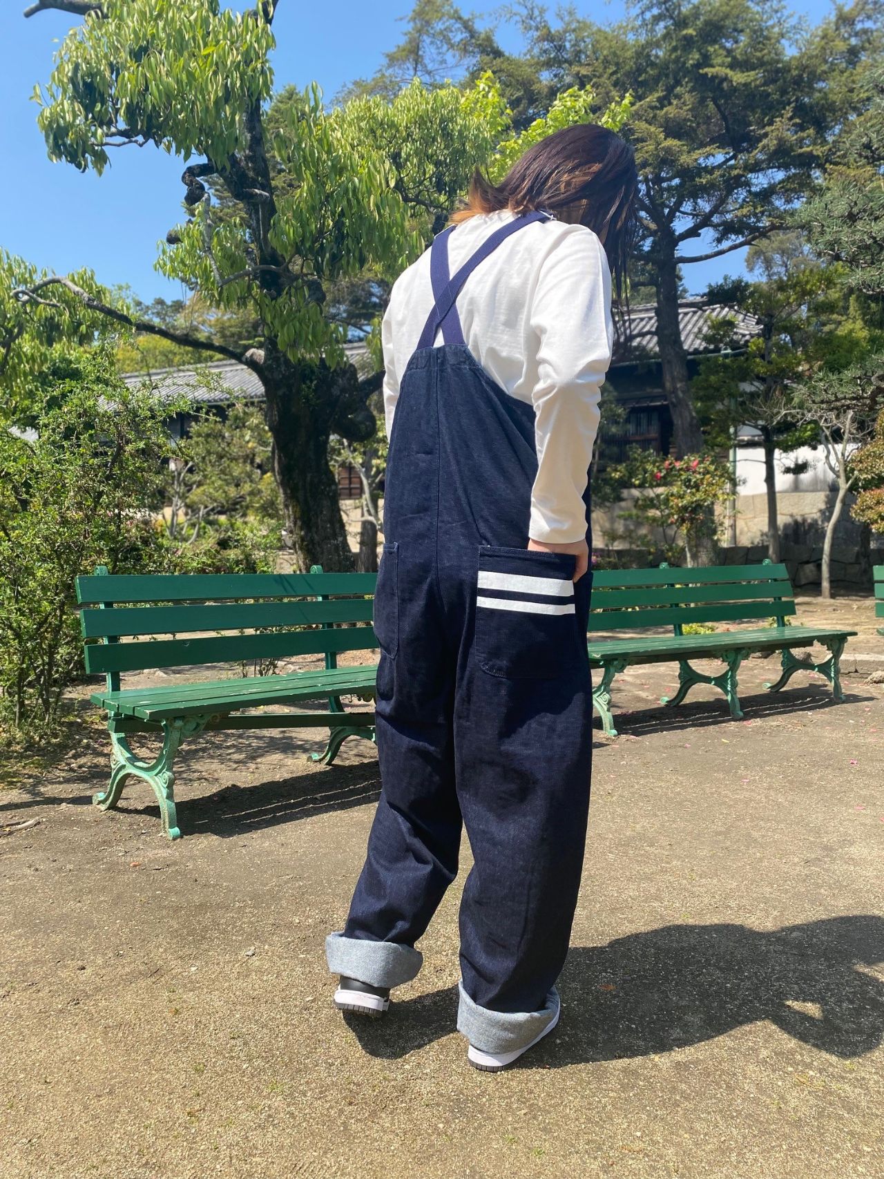 桃太郎ジーンズ　GTBデニムデッキオーバーオール デッキオーバーオールの魅力ここにあり。｜MOMOTARO JEANS