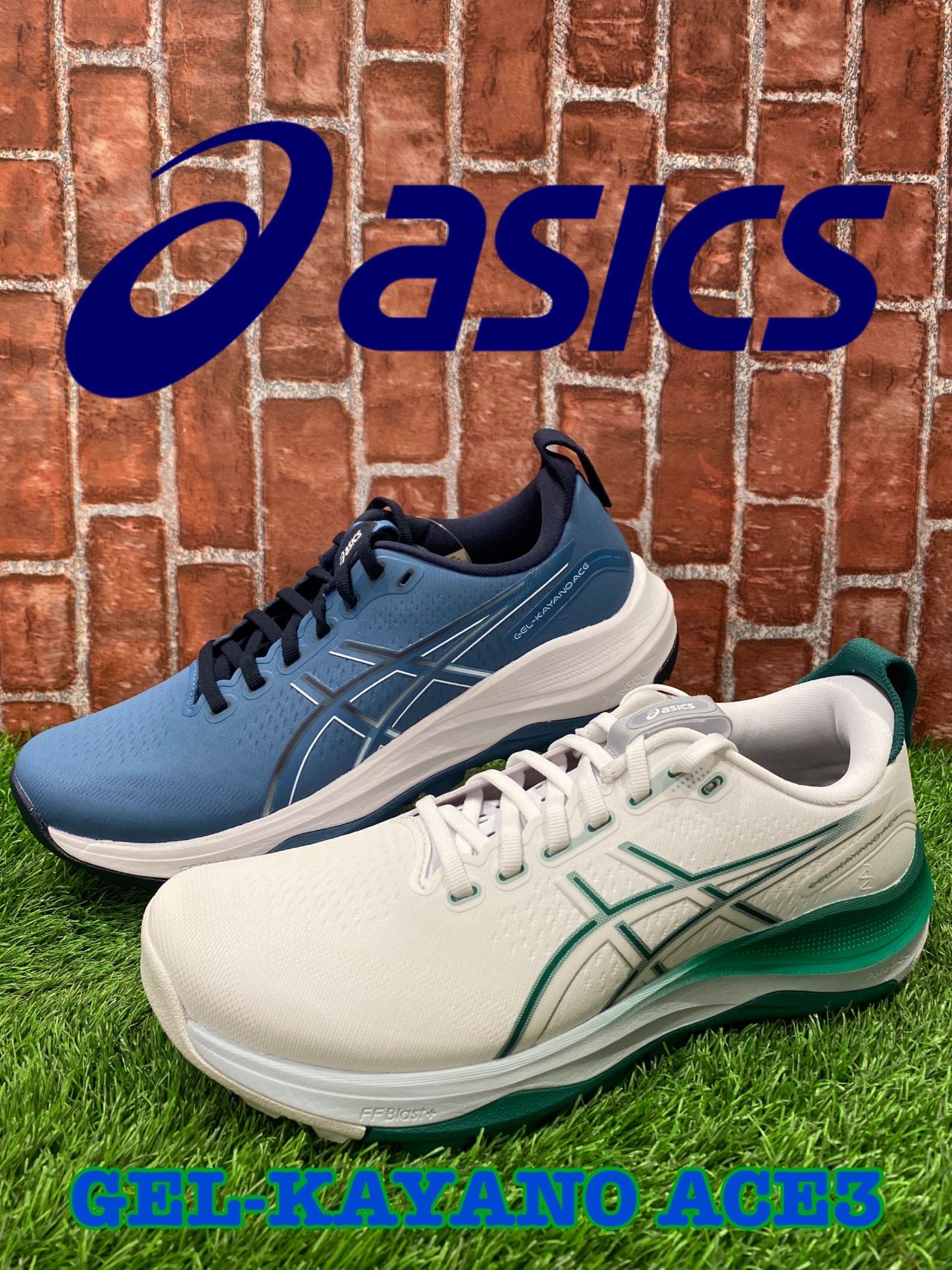 しんさん専用】ASICS ネイビー/ホワイト ゴルフシューズ しんさん専用
