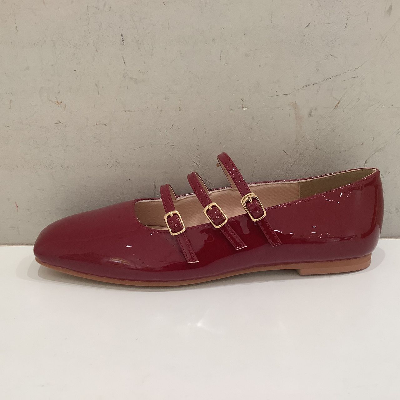 W トリプルストラップフラットシューズ | GINZA WASHINGTON 横浜