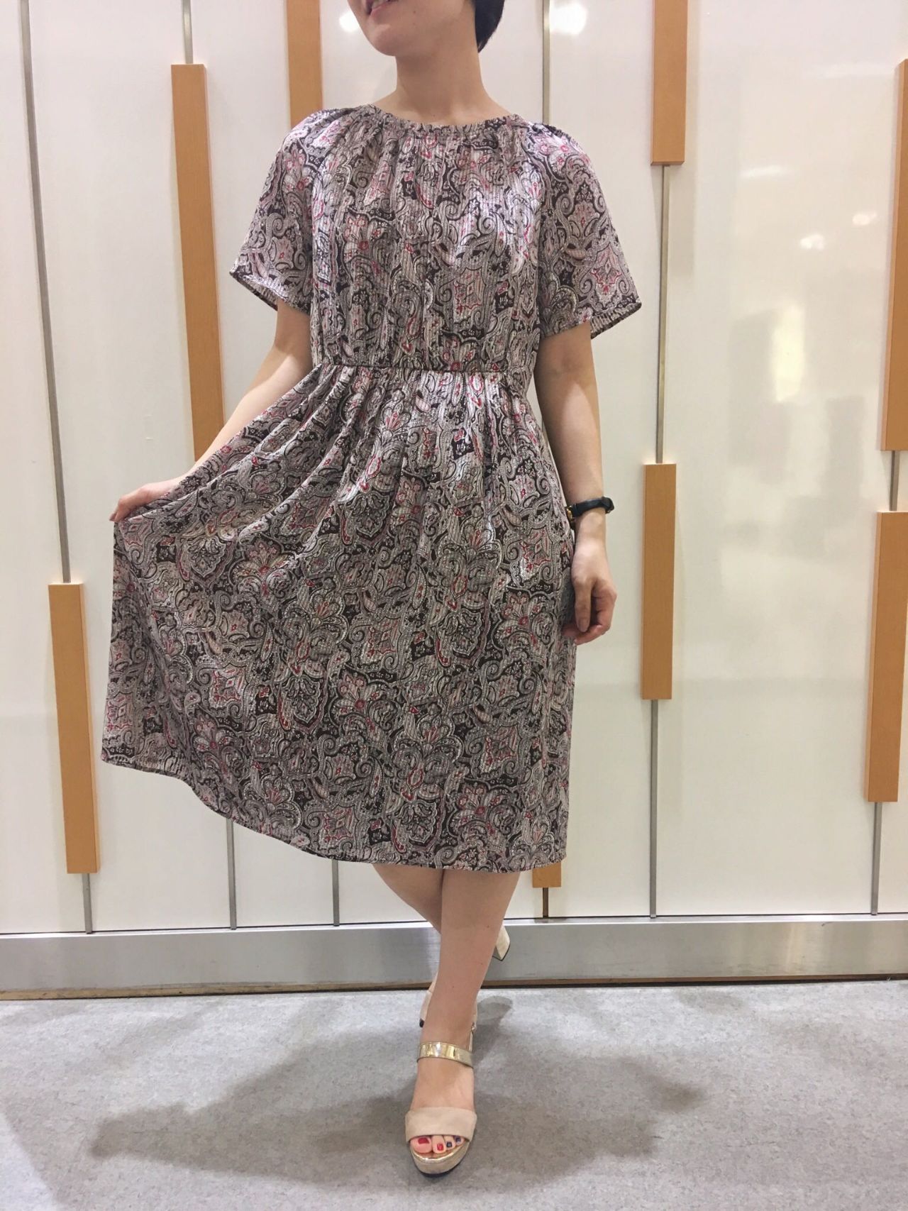 クリアランス ペイズリー柄ワンピース オススメ 新宿高島屋店 Women ニューヨーカー公式ショップブログ