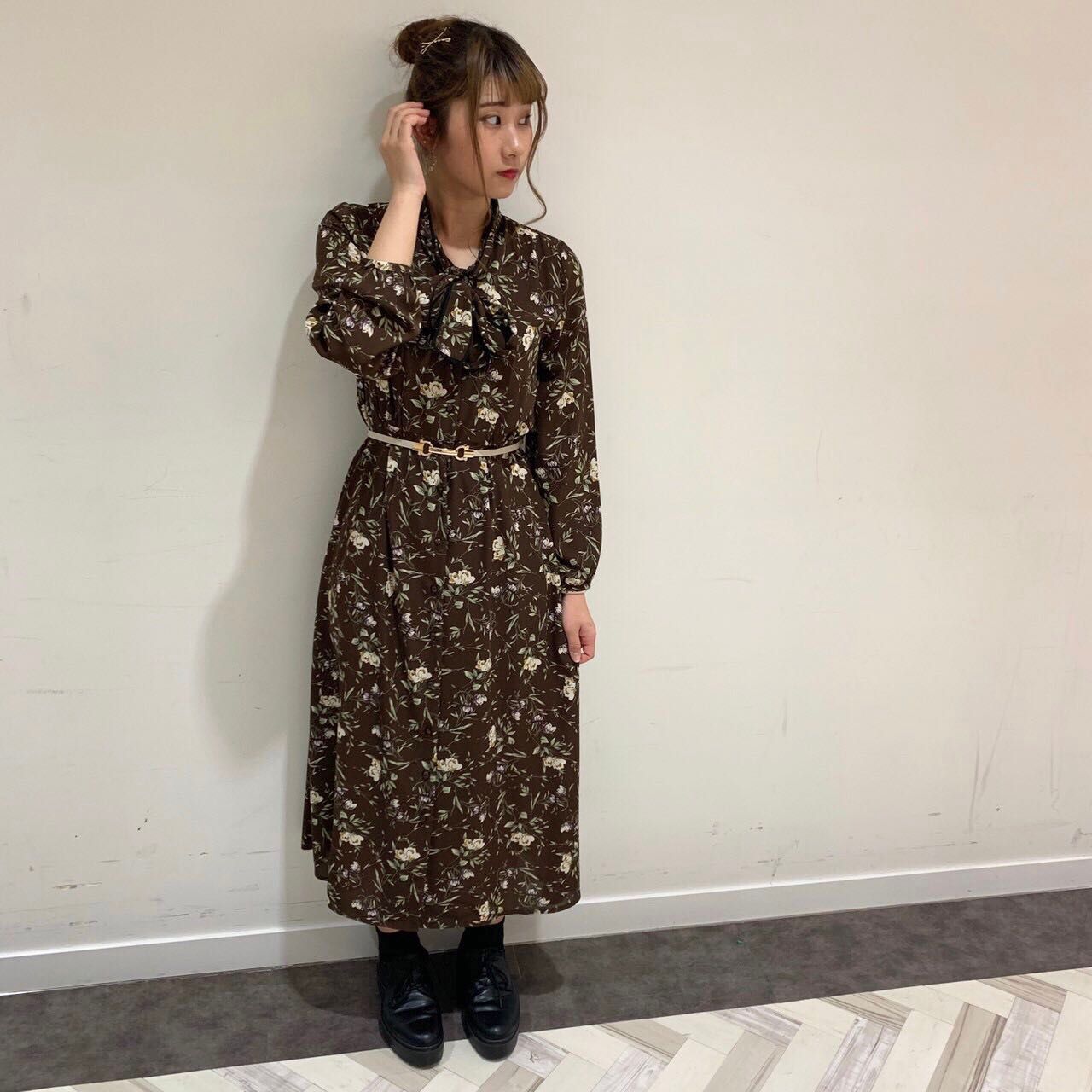 新作 花柄ボウタイワンピース Astoria Odier ルミネ池袋店 Astoria アストリア 公式ショップブログ