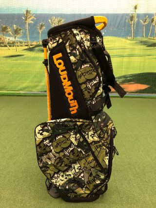 LOUDMOUTH 迷彩柄 キャディバッグ 美品】Loudmouth ラウドマウス キャディバッグ 迷彩柄 - メルカリ