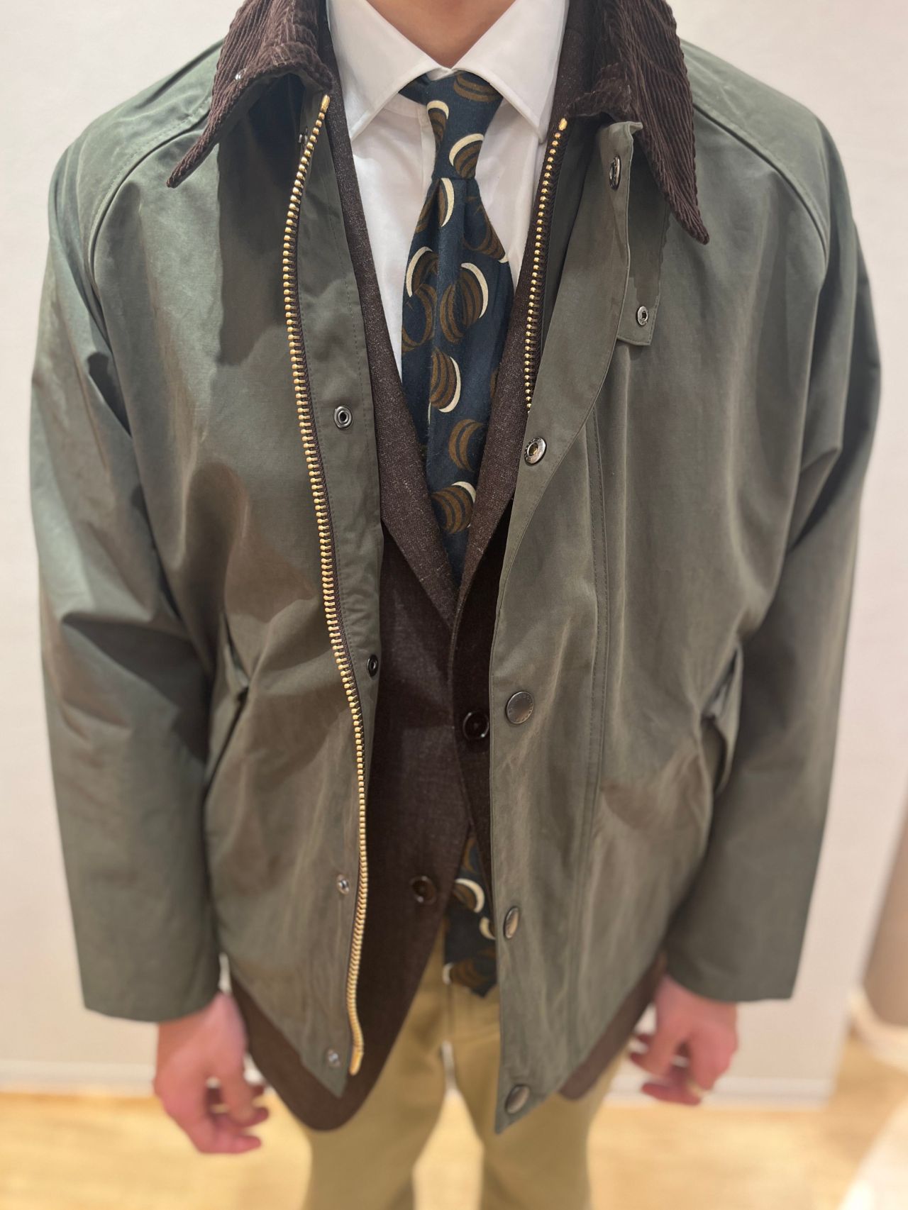 オーバーサイズビデイル Barbour ユニバーサルランゲージ別注バブアー