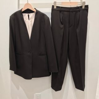 【未使用に近い　自宅で洗える】SUIT SQUARE セットアップ　スーツ SUIT SQUARE 【スーツスクエア】ブルー メンズ 紳士服