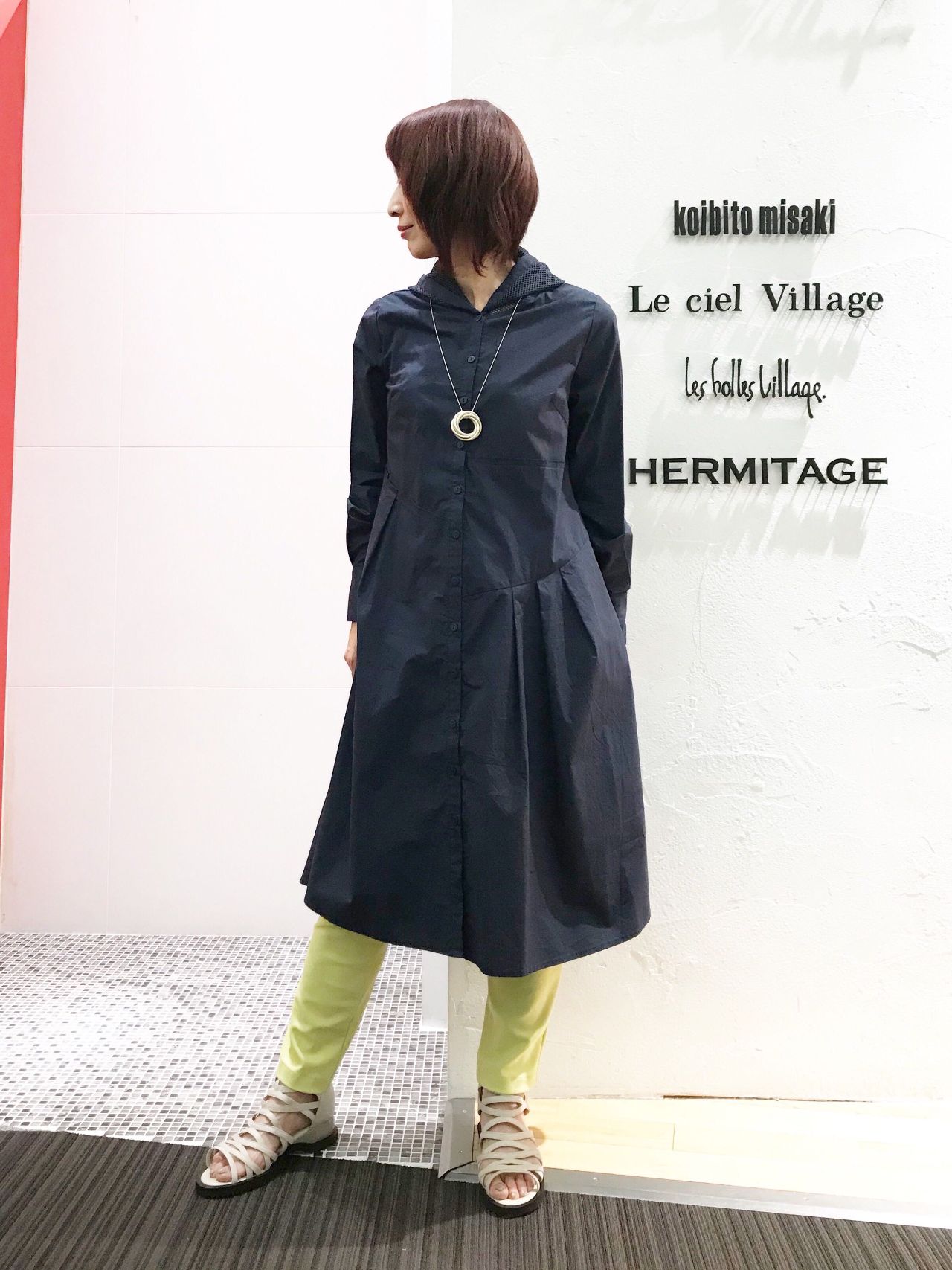 ワンピースにも羽織にもなるフード付きロングブラウス Fashionvillage イオンモール浦和美園店公式ブログ