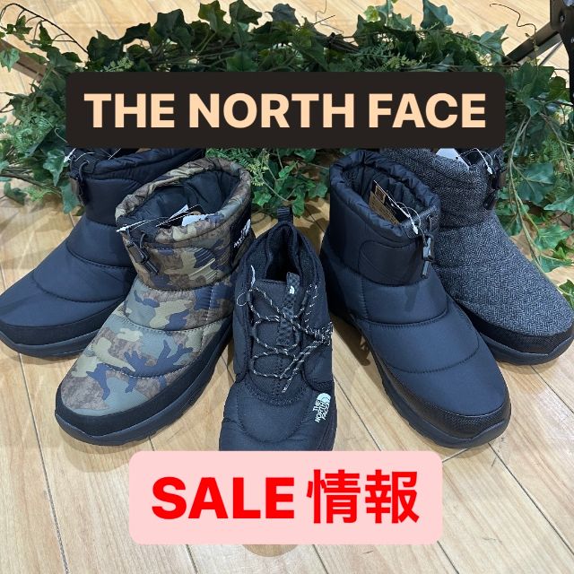 28cmノースフェイスヌプシブーティウォータープルーフロゴショート