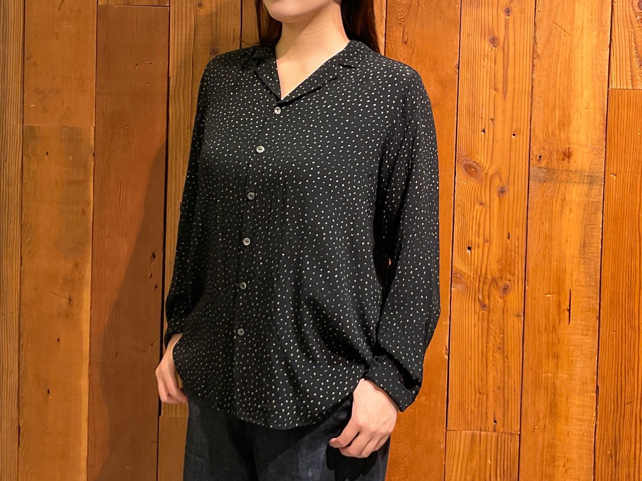 NEW】レーヨンデシンプリントブラウス | 梅田阪神店 | pas de calais