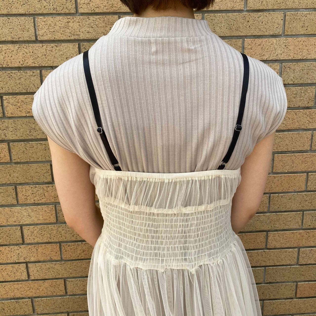 中村麻美CACHEC レースイレヘムワンピースピンクS