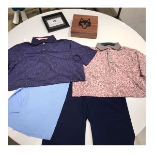 GREYSON グレイソン　ボーダー　ポロシャツ　ゴルフウェア GREYSON グレイソン ボーダー ポロシャツ メンズゴルフウェア