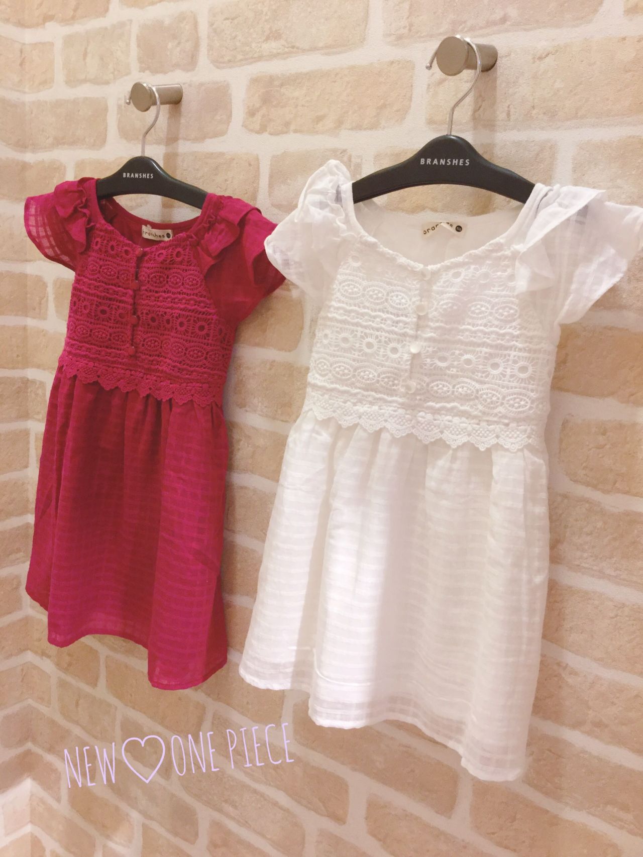胸元レースワンピース入荷 Branshesイオンモール伊丹昆陽店 子供服のブランシェス Branshes 公式ショップブログ