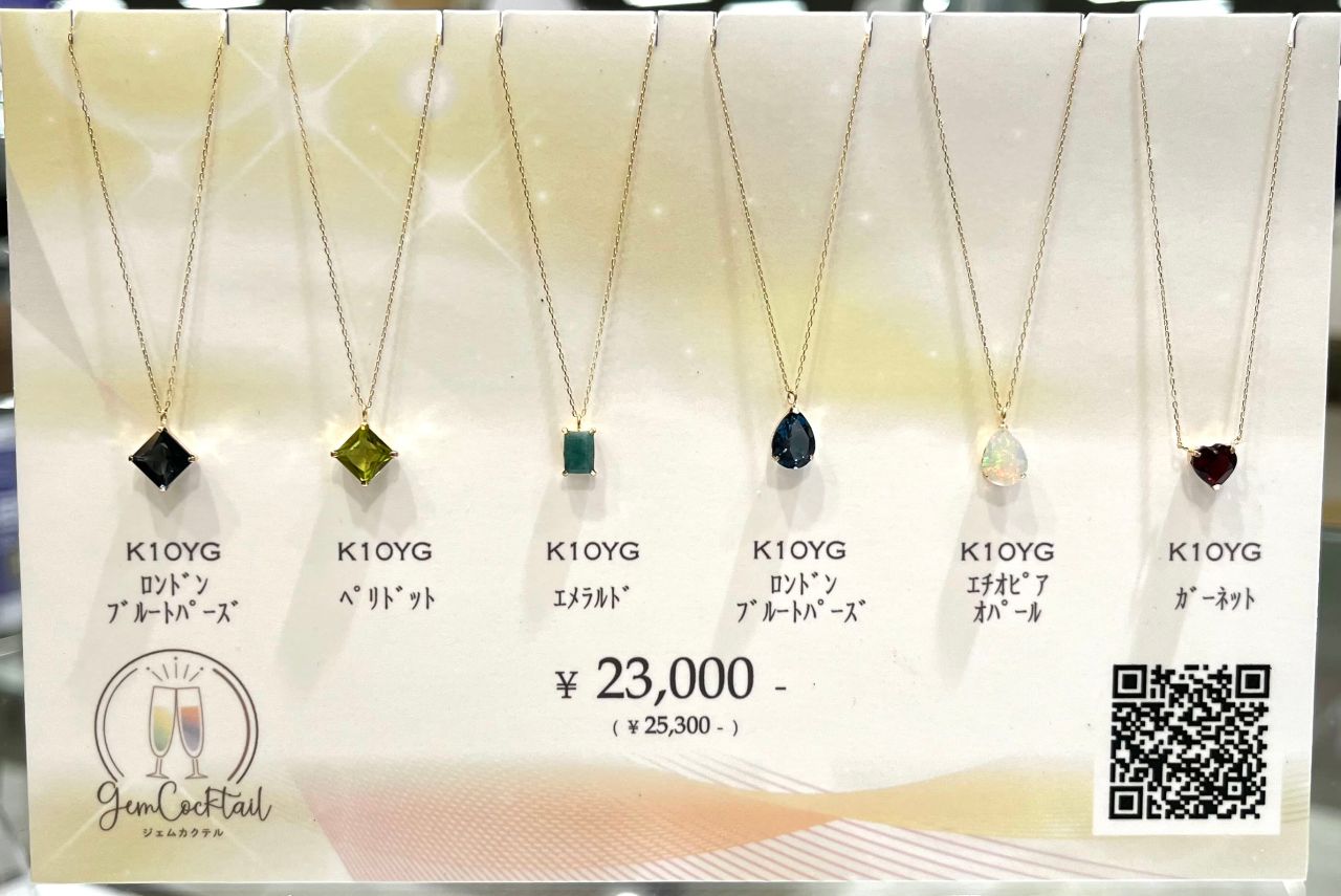 LA PEAU DE GEM cadan ネックレス ジェム LA PEAU DE GEM cadan