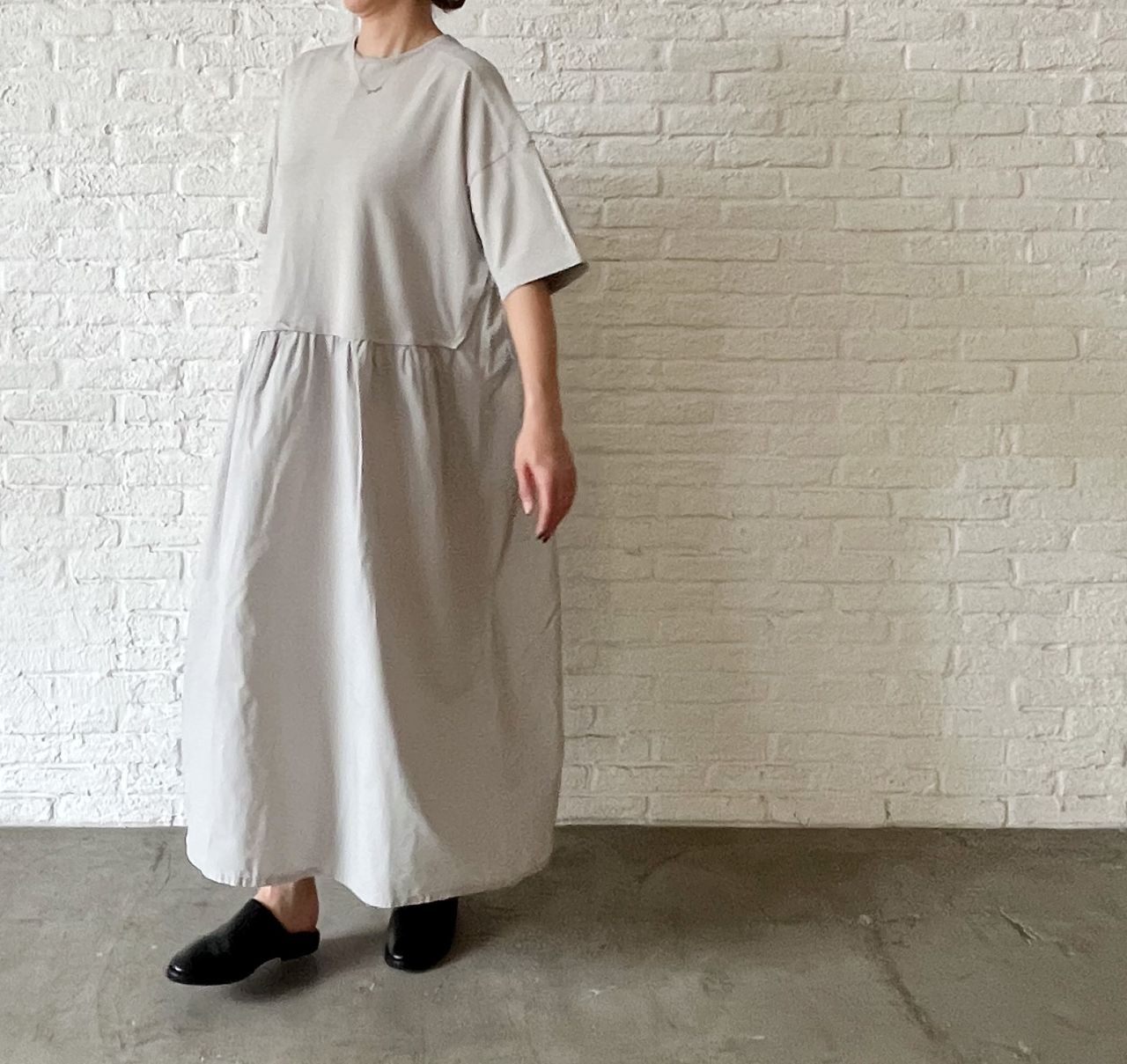 オンライン限定】異素材MIX ワンピース | pas de calais Online | pas