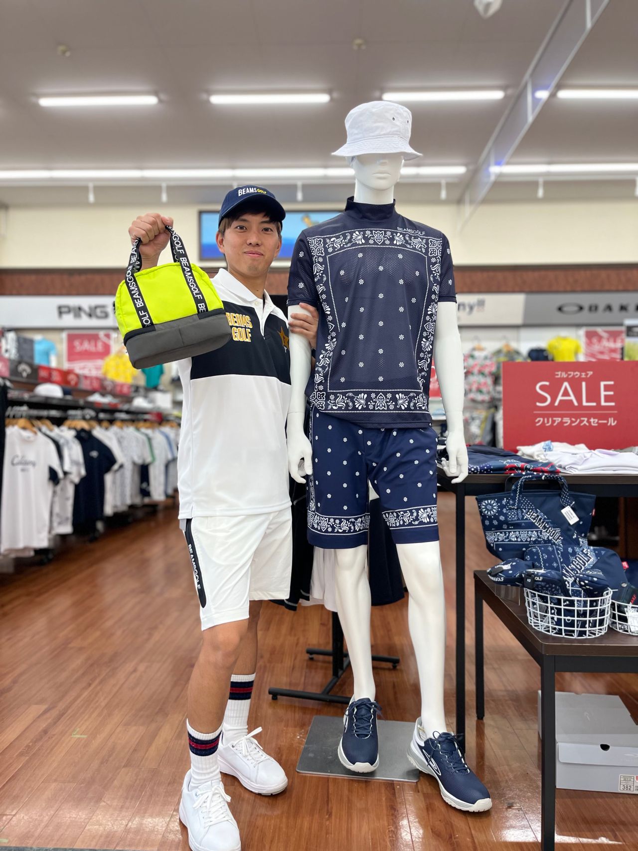 ［BEAMS GOLF］2way スポーツウェアネイビー　XL 2509-058 BEAMSGOLF(ビームスゴルフ)お値下げ品あり〜！ | ゴルフ5 イオンタウン