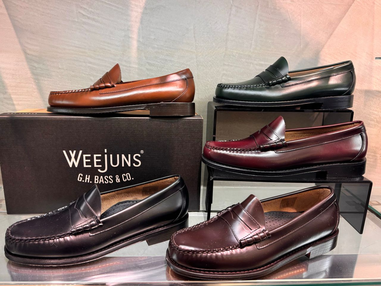 限定モデル】/G.H.BASS/BA91038J シボ革 モーガン着用 G.H.BASS