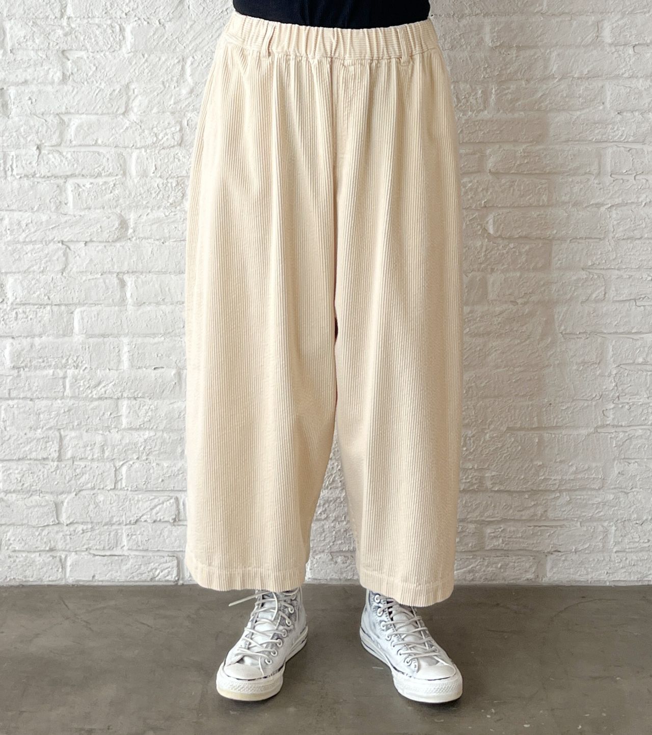 専用です。パドカレ　サッカーコール天テーパードパンツと、ブークレセーター 期間限定！10%OFF】サッカーコール天 テーパードパンツ | (パドカレ