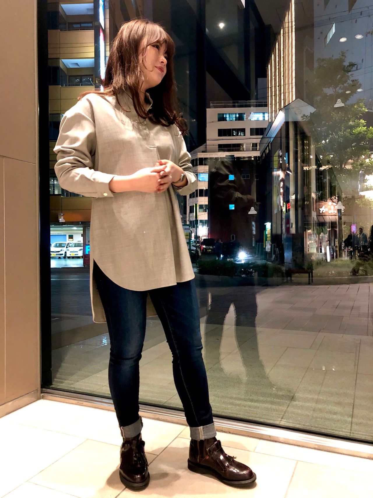新作 スタンドカラーチュニック スカーフ 名古屋店 メーカーズシャツ鎌倉 公式ショップブログ Maker S Shirt Kamakura