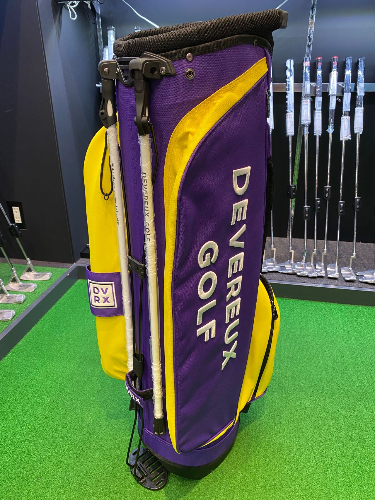 DEVEREUX GOLF キャディーバッグ ゴルフバッグ エメラルドグリーン