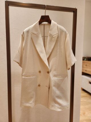 ジャケット 半袖 レディース UNIWEAR ユニウェア SW-931 日本製生地使用 154fb1a3045ec6302023e770205ebf