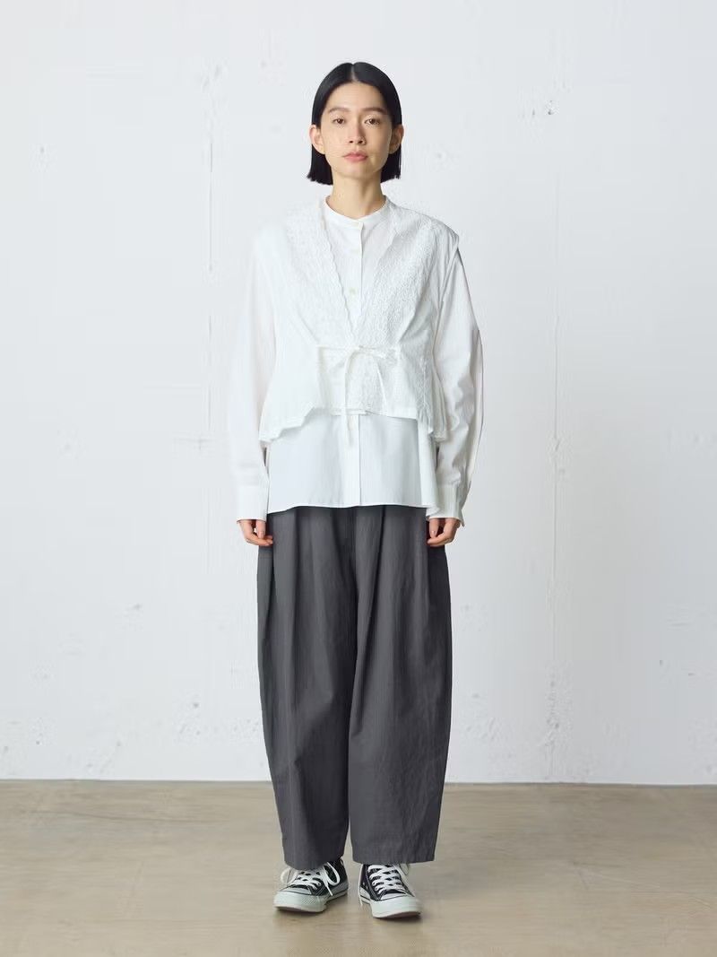 MidiUmi Aラインバンドカラーシャツ｜ MARcourt ONLINE STORE