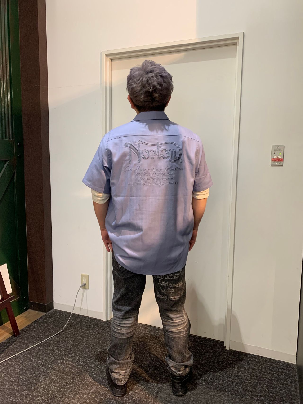 日本製/今治産 CELINE デニム クロップドシャツ ユニオン オーシャン ...