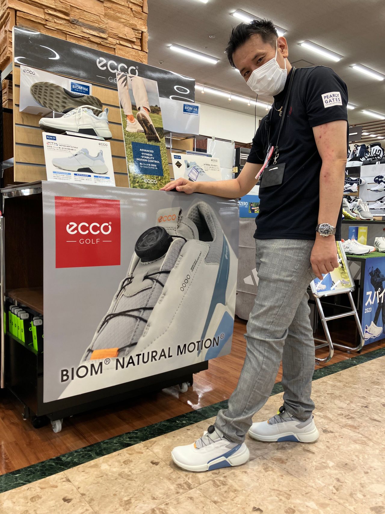 新品 ECCO バイオム H4 ゴルフシューズ/レディス/36(22.5) ECCO ゴルフ