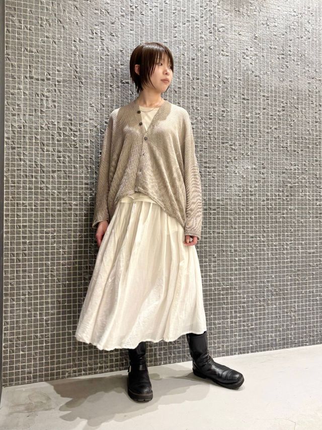 リネンコットンツイル スカート | (パドカレ)公式オンラインストア