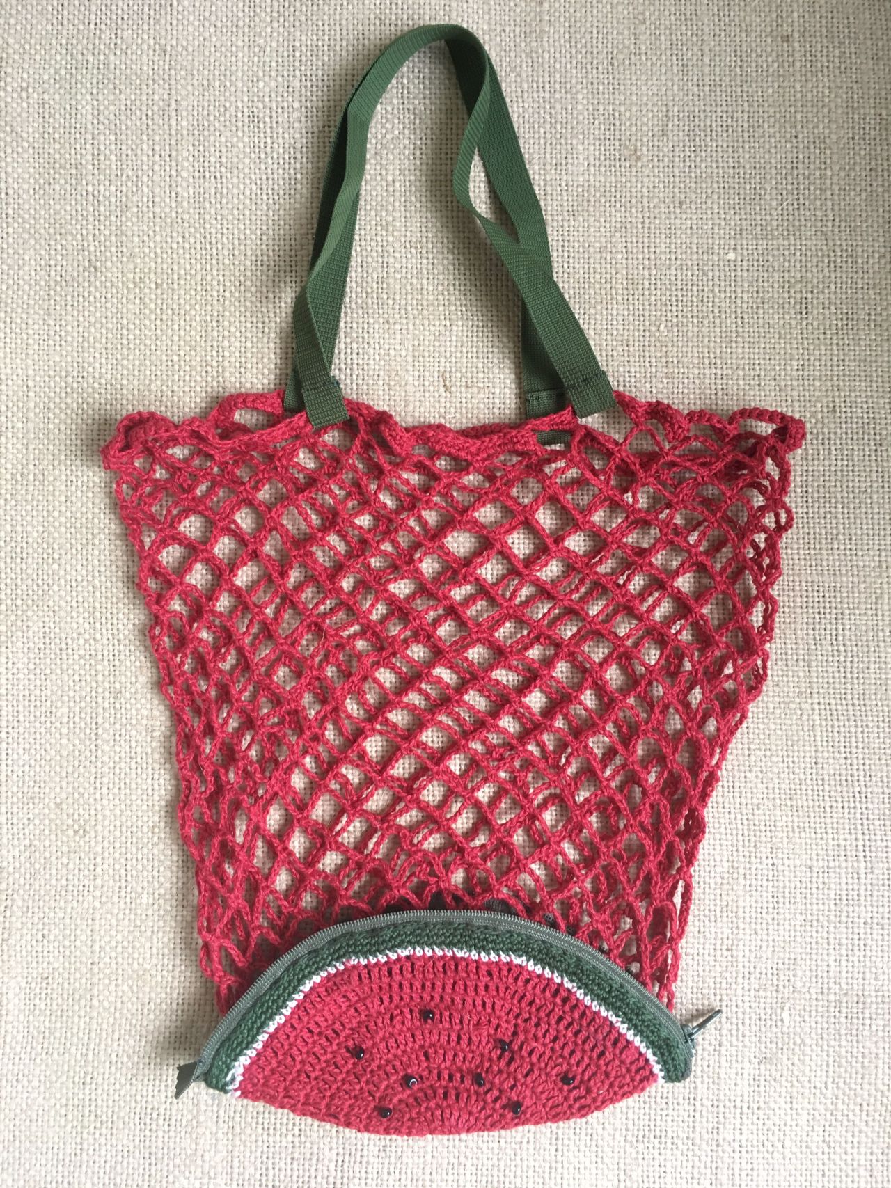 夏 スイカっぽいネットバック エコバッグ 町田店 生地 手芸用品のオカダヤ Okadaya 公式ショップブログ 夏 スイカっぽいネットバック エコバッグ 町田店 生地 手芸用品のオカダヤ Okadaya 公式ショップブログ