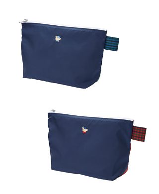 ファミリア　おむつポーチ ネイビー ファミリア オムツポーチ ネイビー 新商品オンラインショップ販売