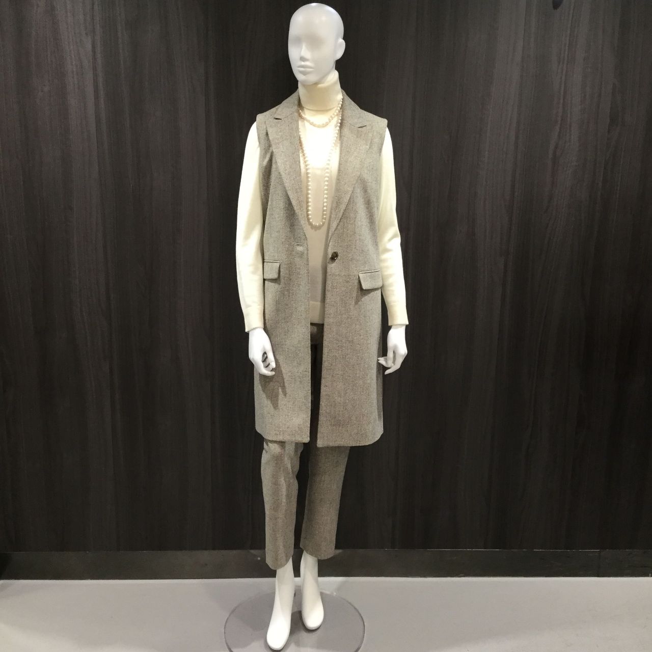 theory luxe ロングジレ CHEROKEE ALVA.C シルクネップ - ベスト・ジレ