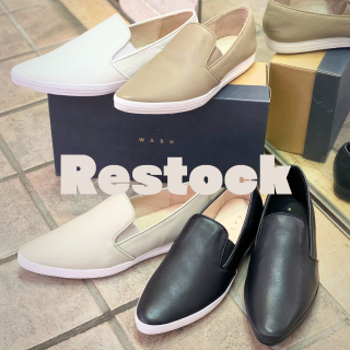 【待望の再入荷！】WASH オリジナルポインテッドトウスリッポン