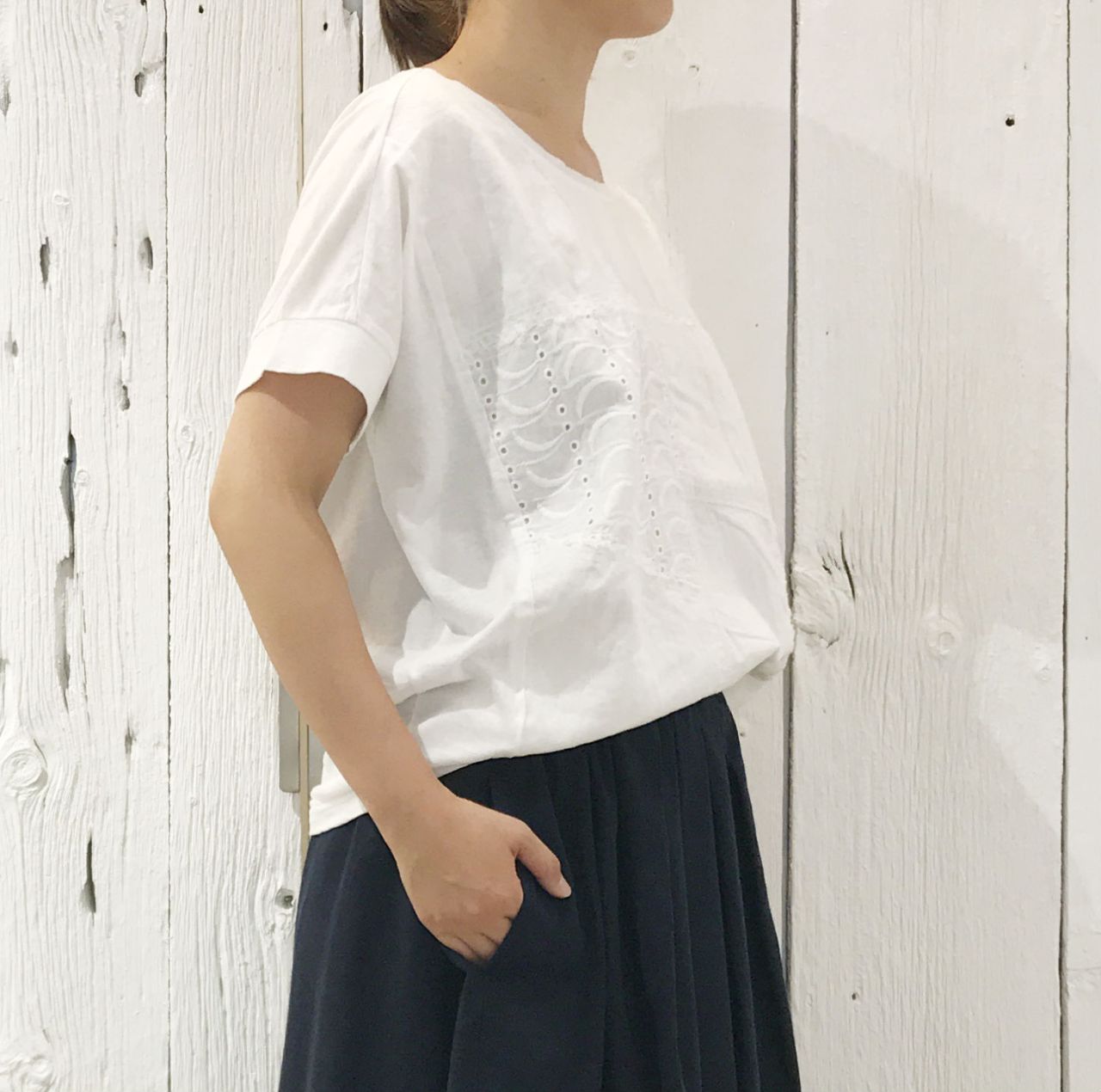 期間限定！20%OFF】パッチワークプルオーバー | pas de calais