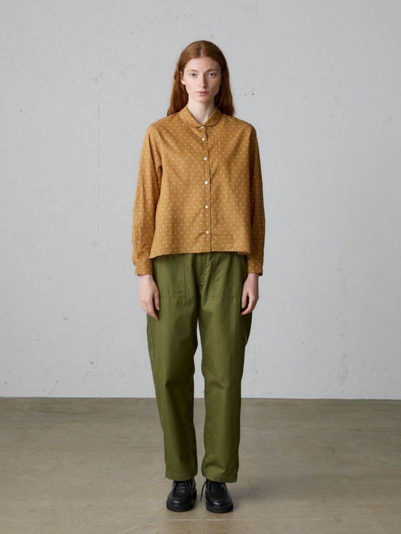 154　まゆみ MidiUmi ドット柄ダッチカラーシャツ｜ MARcourt ONLINE STORE