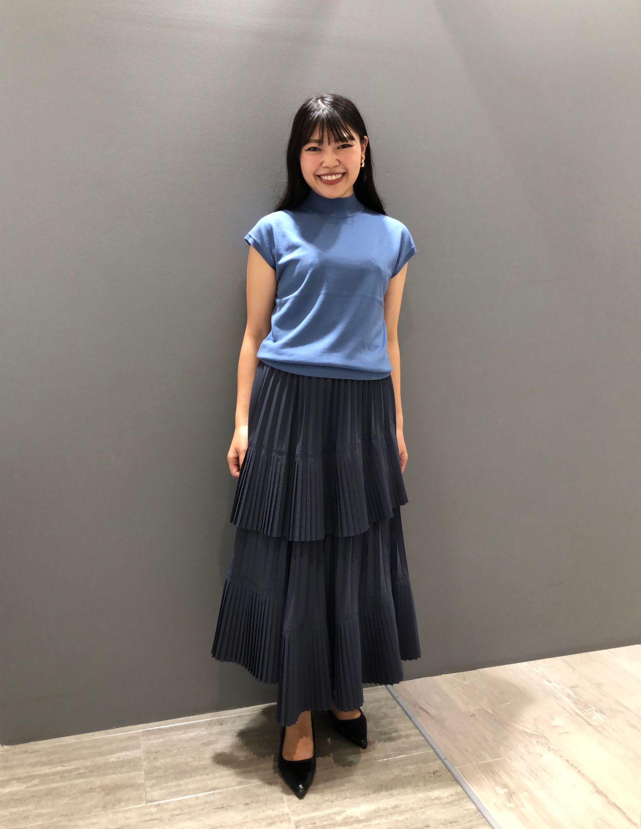 新作】アシンメトリーが魅力の プリーツスカート | 岩田屋店 | Theory 