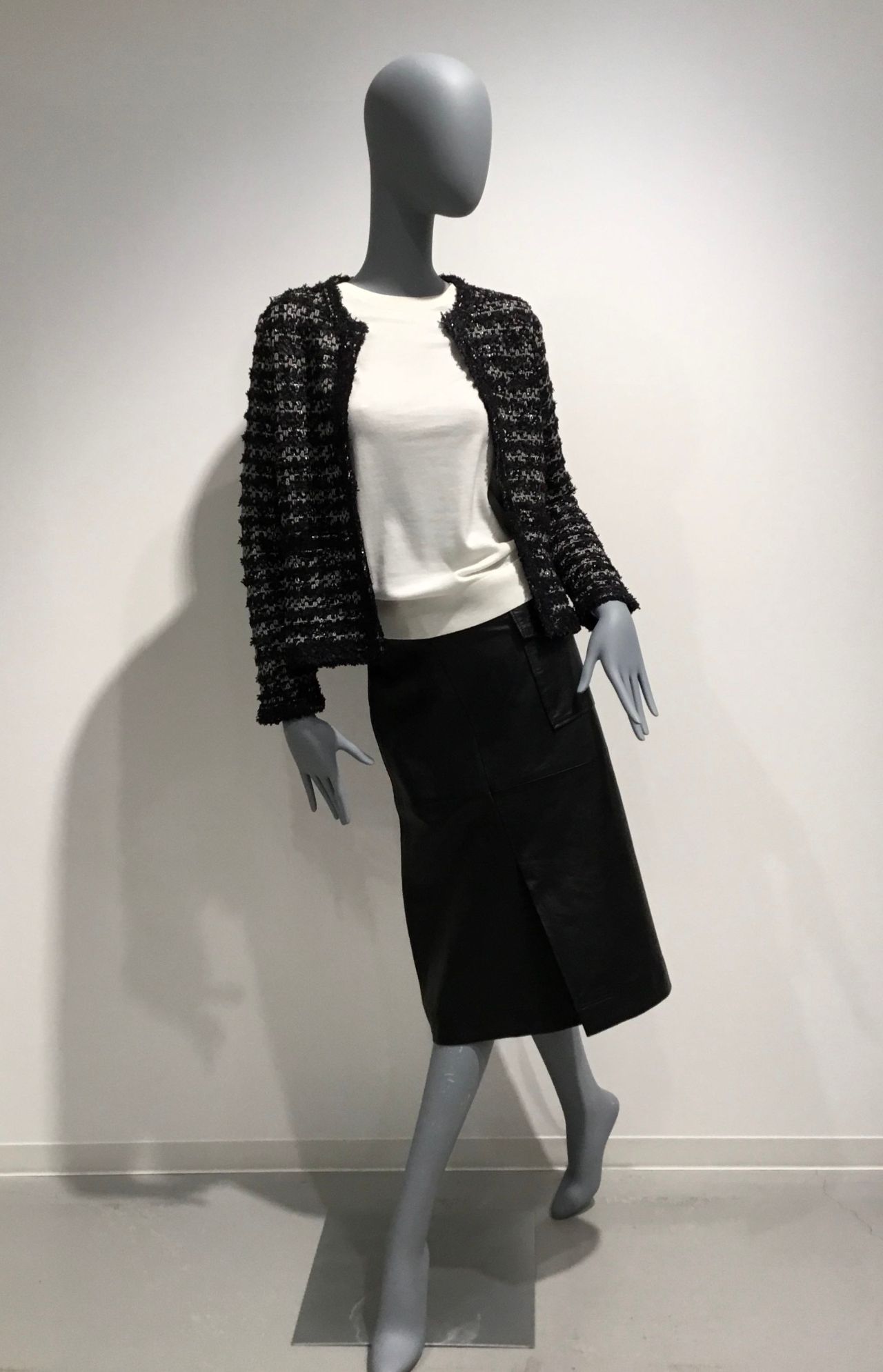 セオリーリュクススカート・リブニット