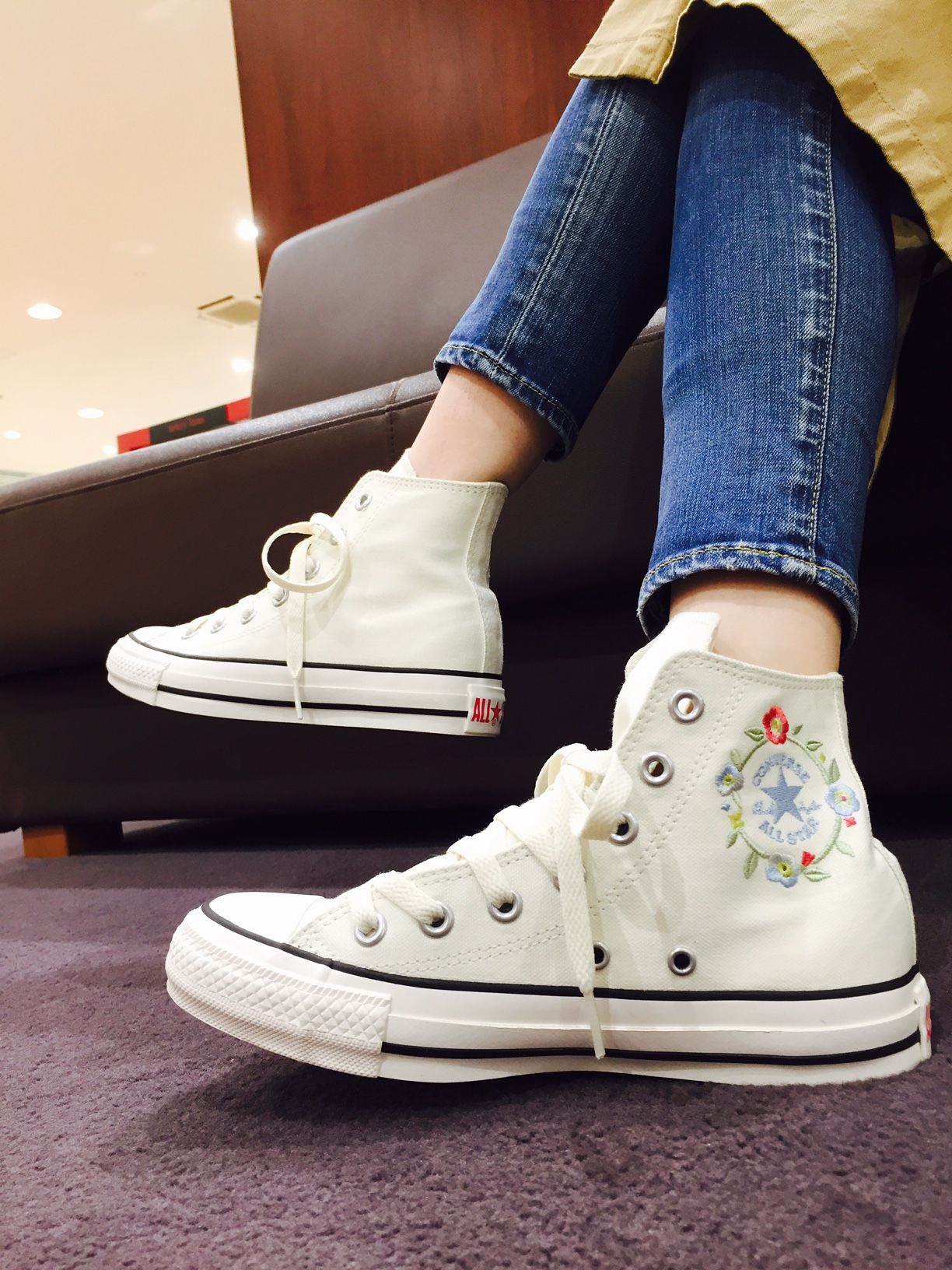 converse flower crown